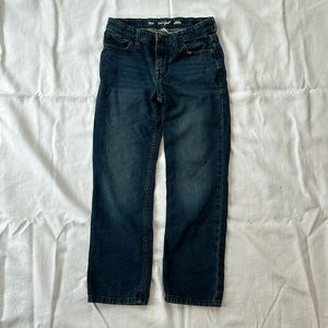 Cat & Jack boys jeans size 12 straight stretch, used but very good condition